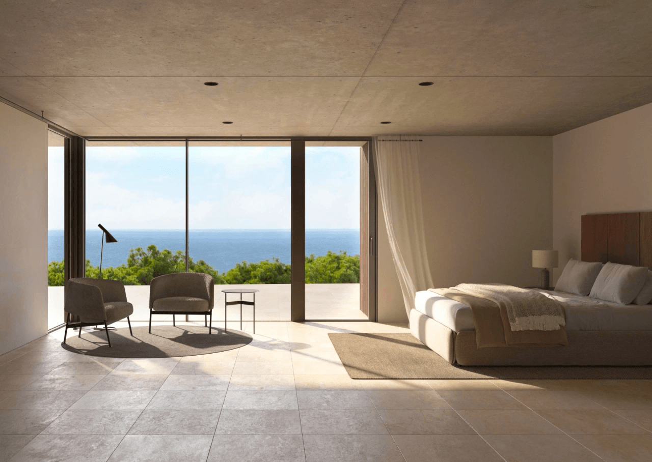 Villa de lujo de diseño vanguardista con vistas panorámicas al mar