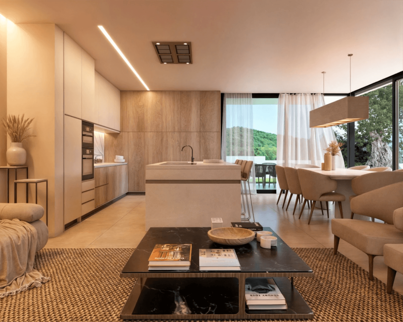 Villa moderna en construccion