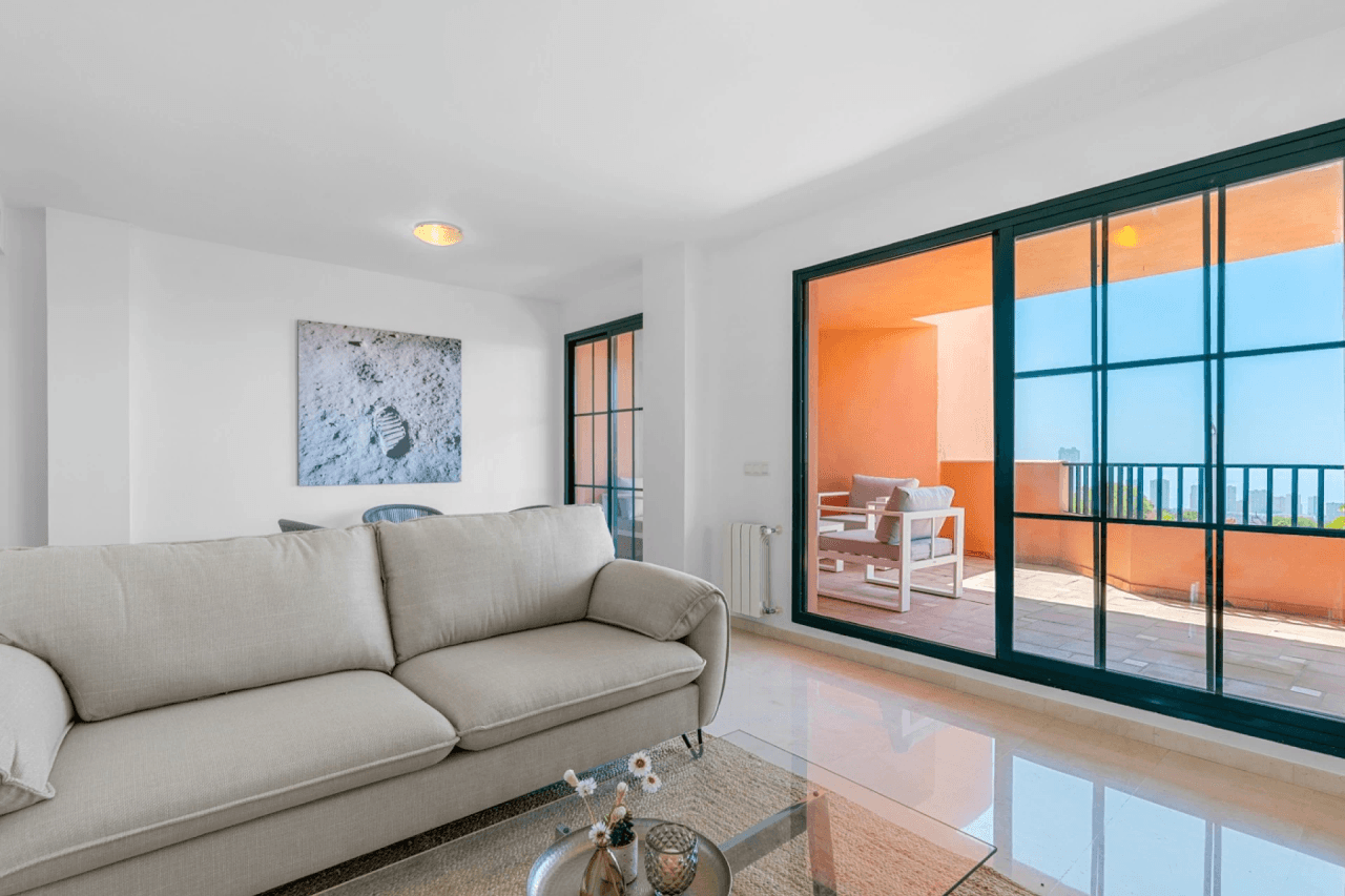 Apartamento con vistas panoramicas al mar