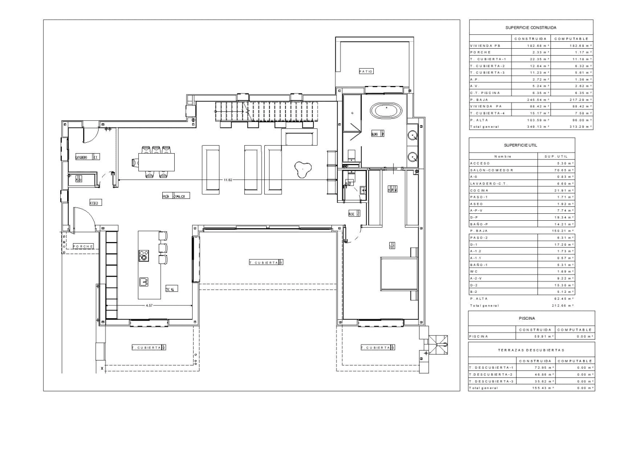 Beautiful modern new build villa with open views in Moraira.