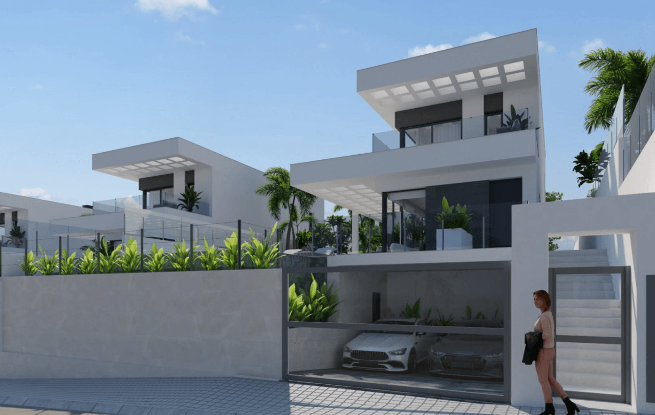 Exclusivas villas de construcción moderna
