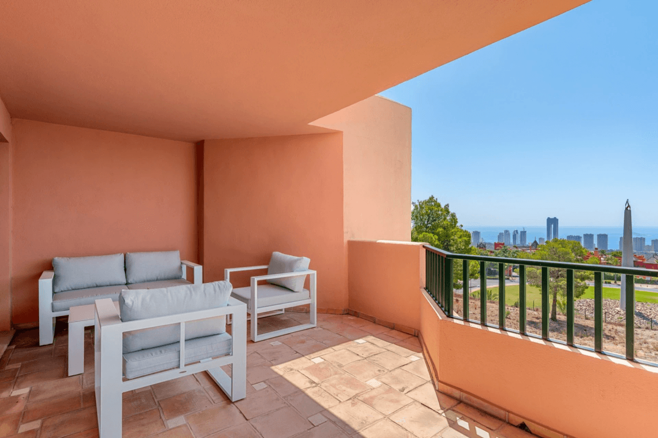 Apartamento con vistas panoramicas al mar