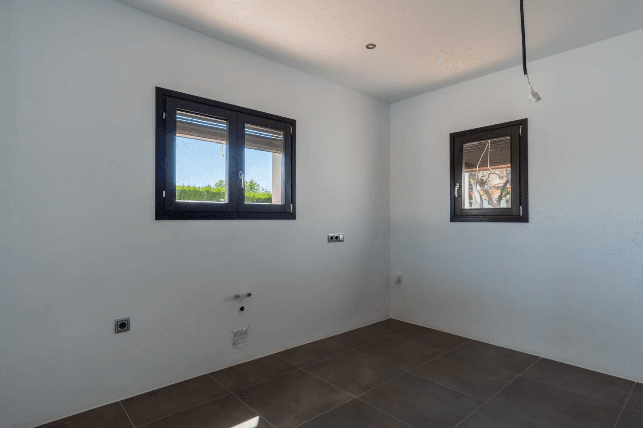 Mediterransk villa med panoramautsikt over havet