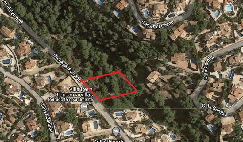 Parcela en venta en Benissa